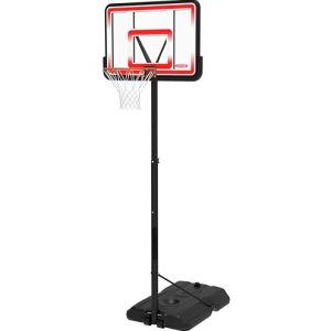 Shatterproof Fusion Portable Basketball Hoop for Home Use, Durable and Portable, 44-Inch Backboard | Lifetime Adjust