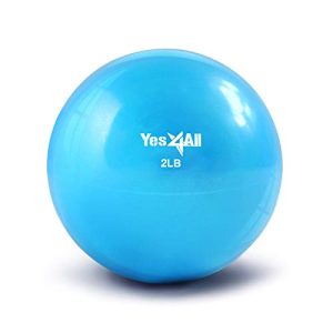 Yes4All Weighted Toning Balls for Exercise and Pilates | Yes4All Soft Medicine Balls for Yoga and Balance | Yes4All
