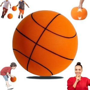 Silent 24CM 2025 Foam Basketball - Low Noise Indoor Training Ball