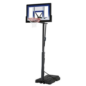 Lifetime 51550 Courtside Portable Basketball Hoop for Home Gym Played by Families in the Yard