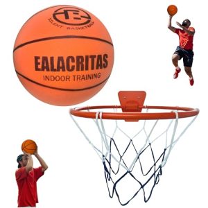 Silent Basketball Hoop - Durable, Noise-Absorbing FoamPractice Equipment for Teens and Adults