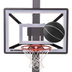 Silverback Junior Basketball Hoop for Youth, 33" Diameter, Black (B8410W) with Lock 'n Rock Mounting Technology