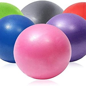 Mini Yoga Balls 9 Inch Exercise for Home Physical Core Training | Pilates Therapy Balance Barre Equipment Squishy Tr