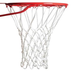 Champion Sports Basketball Net 7mm Diameter 250gm White Non-Whip Loops Perfect for Home Courts | Champion Sports Whi