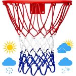 2025 Upgraded Basketball Net, Heavy Duty & Rainproof for All-Weather Play | Thickening Basketball Net, Sunscreen and