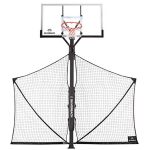 Basketball Yard Guard Defensive Net System White/Black Large | Foldable Basketball Rebounder White/Black Large |