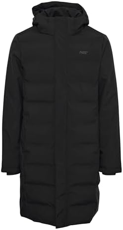 NBMarko Herren Steppmantel Wassersauber und Windfest für.Active Lifestyle | NBMarko Winddichte Herrenjacke atmet Frei m