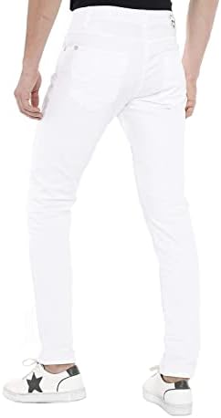 Cipo & Baxx Herren Jeans - Straight Fit mit modischen Waschungen, Nähten & Used-Look Details - Regular Denim - Trendige