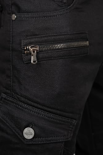 Cipo & Baxx Herren Jeans - Stylische Denim-Mode mit hohem Markanten_design | Regular & Slim Fit | Stonewashed Effect des