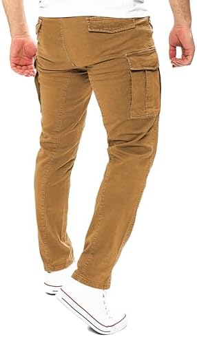 Yazubi Jayden Herren Cargo Hose BaumwollCargoJeans SommerComfortStretchSicherheitSGPS1012