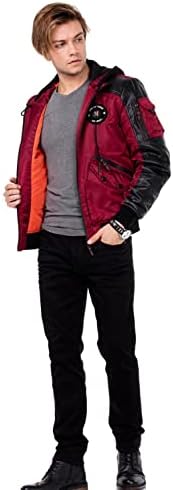Stylische Winterjacke Herren Cipo & Baxx Series | Warme Winterjacke Herren Cipo & Baxx Series abnehmbarer Kapuze | Func