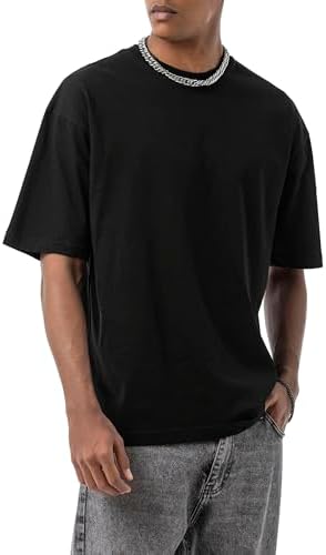 3er Pack Oversized T-Shirts – Classisches Baumwoll-Basic-Shirt – Kurzarm, Rundhals – Ideal für Den-tags, Freizeit & Stre