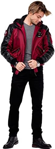 Stylische Winterjacke Herren Cipo & Baxx Series | Warme Winterjacke Herren Cipo & Baxx Series abnehmbarer Kapuze | Func