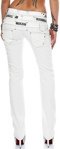 Cipo & Baxx Damen Jeans - Stylische Regular & Slim Fit Modelle mit Stretch | Kontrastnähten & Applikationen | Ideal für – Bild 36
