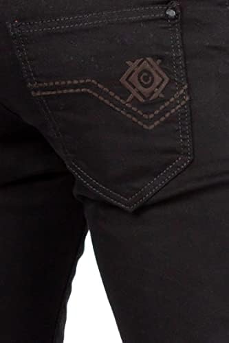 Cipo & Baxx Herren Jeans - Stilvolle Männer Jeans mit 5-Pocket-Design und Kontrastnähten | Bequemer Baumwoll-Elasthan-Mi