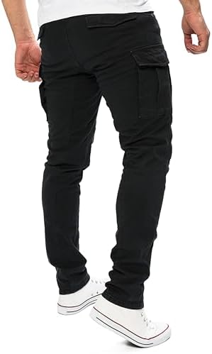 Yazubi Jayden Herren Cargo Hose BaumwollCargoJeans SommerComfortStretchSicherheitSGPS1012