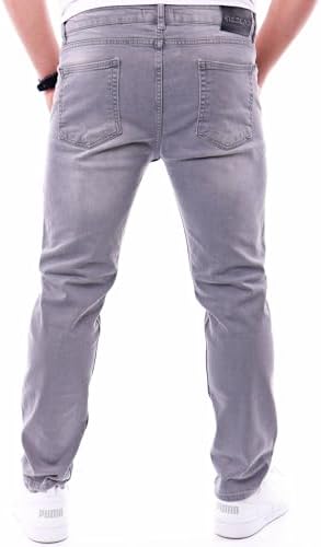 Reslad Jeans-Herren Slim Fit Basic Style Stretch-Denim Jeggings RS-2063
