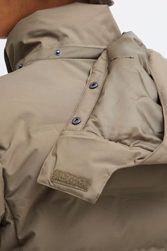 NBMarko Herren Steppmantel Wassersauber und Windfest für.Active Lifestyle | NBMarko Winddichte Herrenjacke atmet Frei m