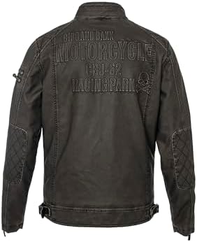 Cipo & Baxx Herren Mantel – Stylische Winterjacke mit warmem Innenfutter und abnehmbarer Kapuze für kalte Tage