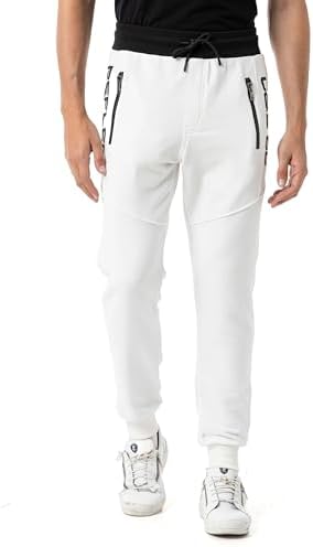 Cipo & Baxx Herren Jogginghose Series - Bequeme Freizeithose mit sportlichem Schnitt und modischem Design für Alltagsgeb