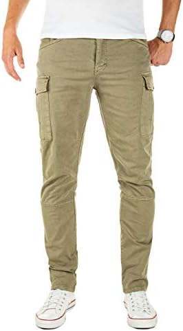 Yazubi Jayden Herren Cargo Hose BaumwollCargoJeans SommerComfortStretchSicherheitSGPS1012