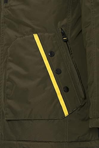 Stylische Winterjacke Herren Cipo & Baxx Series | Warme Winterjacke Herren Cipo & Baxx Series abnehmbarer Kapuze | Func