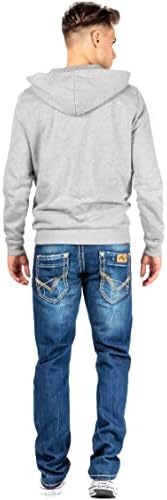 Cipo & Baxx Herren Jeans - Stilvolle Regular-Fit Denim mit Kontrastnähten | Bequeme & Modische Jeans für Männer | Stone-