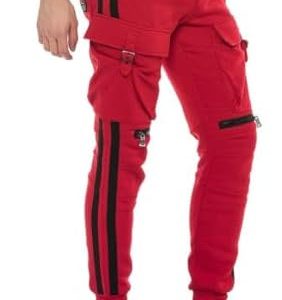 Cipo & Baxx Herren Jogginghose Series - Bequeme Freizeithose mit sportlichem Schnitt und modischem Design für Alltagsgeb
