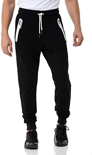 Cipo & Baxx Herren Jogginganzug Series – Zweiteiliges Set aus Kapuzenjacke und Jogginghose für Sport- und Casual-User im