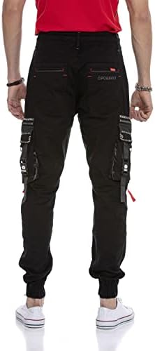 Cipo & Baxx Herren Jogginghose Series - Bequeme Freizeithose mit sportlichem Schnitt und modischem Design für Alltagsgeb