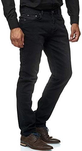 JEEL Herren-Jeans - Regular-Fit Straight-Cut - Stretch - Basic Washed - OEKO-TEX Standard 100