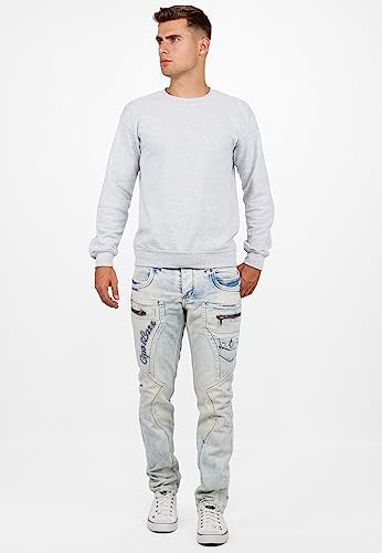 Cipo & Baxx Herren Jeans – Stylische Regular-Fit Denim mit Stone-Washed-Design & Used-Look | Bequeme & modische Jeans fü – Bild 31