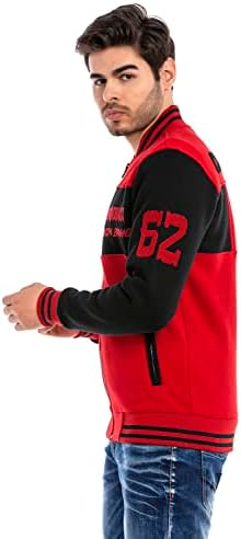 Cipo & Baxx Herren Sweatjacke Hoodie Serie - Stylischer Pullover im Modernen Casual Streetwear Stil für den Alltag, Frei