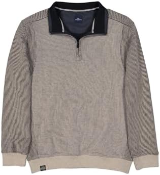 Engbers Herren Sweatshirt Braunbeige für Sport und Relaxen | Engbers Braunbeige Herren Sweatshirt mit Troyerkragen und
