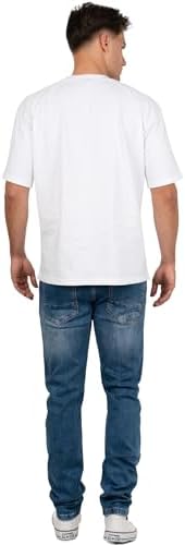 Cipo & Baxx Herren Jeans - Stilvolle Männer Jeans mit 5-Pocket-Design und Kontrastnähten | Bequemer Baumwoll-Elasthan-Mi