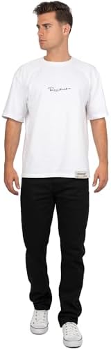 Cipo & Baxx Herren Jeans - Stilvolle Männer Jeans mit 5-Pocket-Design und Kontrastnähten | Bequemer Baumwoll-Elasthan-Mi