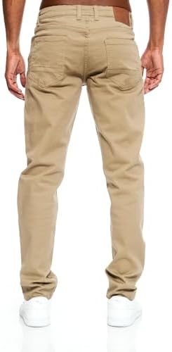 JEEL Herren-Jeans - Regular-Fit Straight-Cut - Stretch - Basic Washed - OEKO-TEX Standard 100