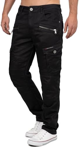 Cipo & Baxx Herren Jeans - Stylische Denim-Mode mit hohem Markantzen Detail | Regular & Slim Fit für Männer | Stonewashe