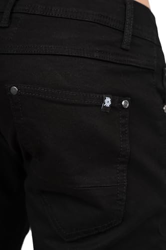 Cipo & Baxx Herren Jeans - Stilvolle Männer Jeans mit 5-Pocket-Design und Kontrastnähten | Bequemer Baumwoll-Elasthan-Mi