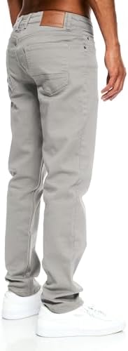 JEEL Herren-Jeans - Regular-Fit Straight-Cut - Stretch - Basic Washed - OEKO-TEX Standard 100