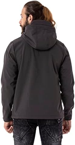 Stylische Winterjacke Herren Cipo & Baxx Series | Warme Winterjacke Herren Cipo & Baxx Series abnehmbarer Kapuze | Func