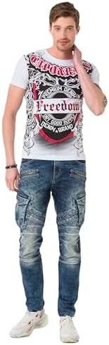 Cipo & Baxx Herren Stretch Jeanhose Slim Fit Trendig und bequem | Cipo & Baxx Männer Stretch Jeanshosen Slim Fit Premiu