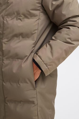 NBMarko Herren Steppmantel Wassersauber und Windfest für.Active Lifestyle | NBMarko Winddichte Herrenjacke atmet Frei m