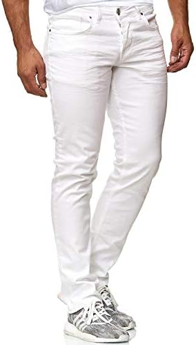 Reslad Jeans-Herren Slim Fit Basic Style Stretch-Denim Jeggings RS-2063