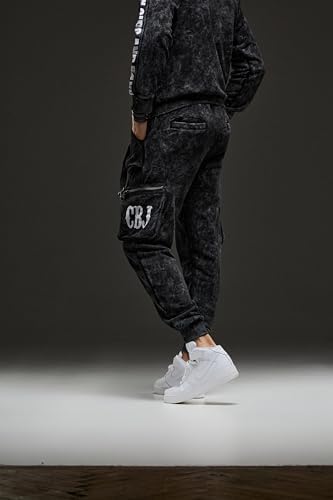 Cipo & Baxx Herren Jogginganzug Series – Zweiteiliges Set aus Kapuzenjacke und Jogginghose für Sport- und Casual-User im