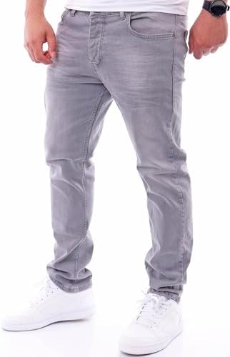 Reslad Jeans-Herren Slim Fit Basic Style Stretch-Denim Jeggings RS-2063