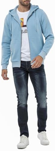 Cipo & Baxx Herren Sweatjacke Hoodie Serie - Stylischer Pullover im Modernen Casual Streetwear Stil für den Alltag, Frei