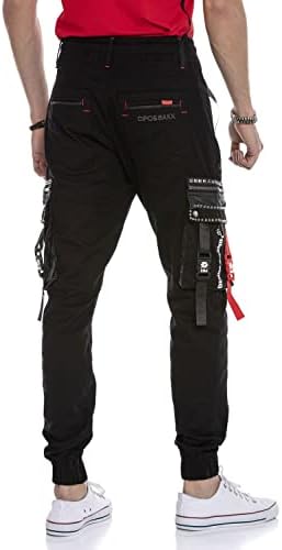 Cipo & Baxx Herren Jogginghose Series - Bequeme Freizeithose mit sportlichem Schnitt und modischem Design für Alltagsgeb