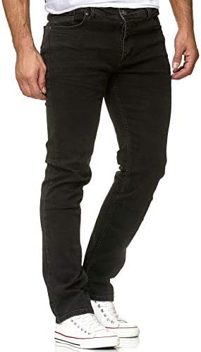 Reslad Jeans-Herren Slim Fit Basic Style Stretch-Denim Jeggings RS-2063