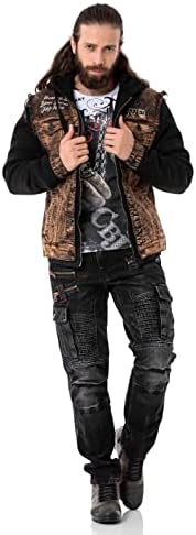 Cipo & Baxx Herren Stretch Jeanhose Slim Fit Trendig und bequem | Cipo & Baxx Männer Stretch Jeanshosen Slim Fit Premiu